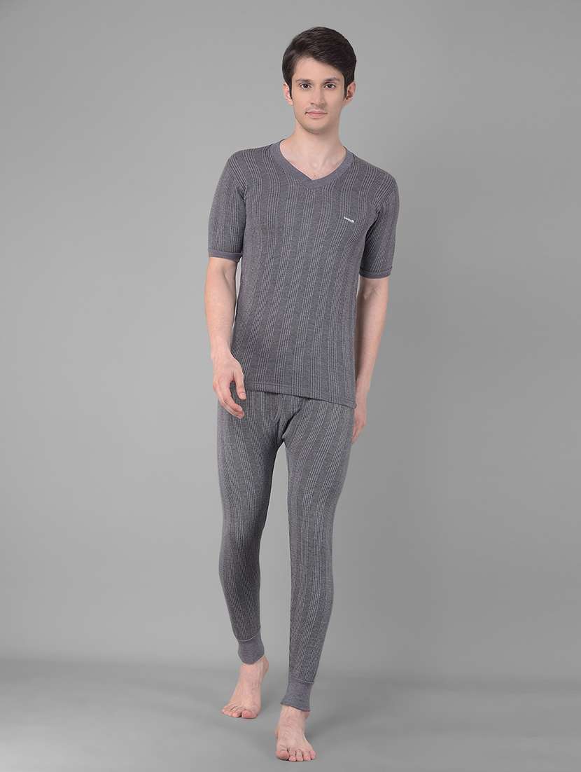 men pack of 2 solid full length thermal bottom - 21578040 -  Standard Image - 3