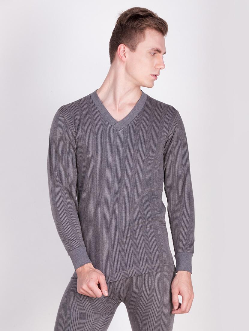 men solid full sleeve thermal set