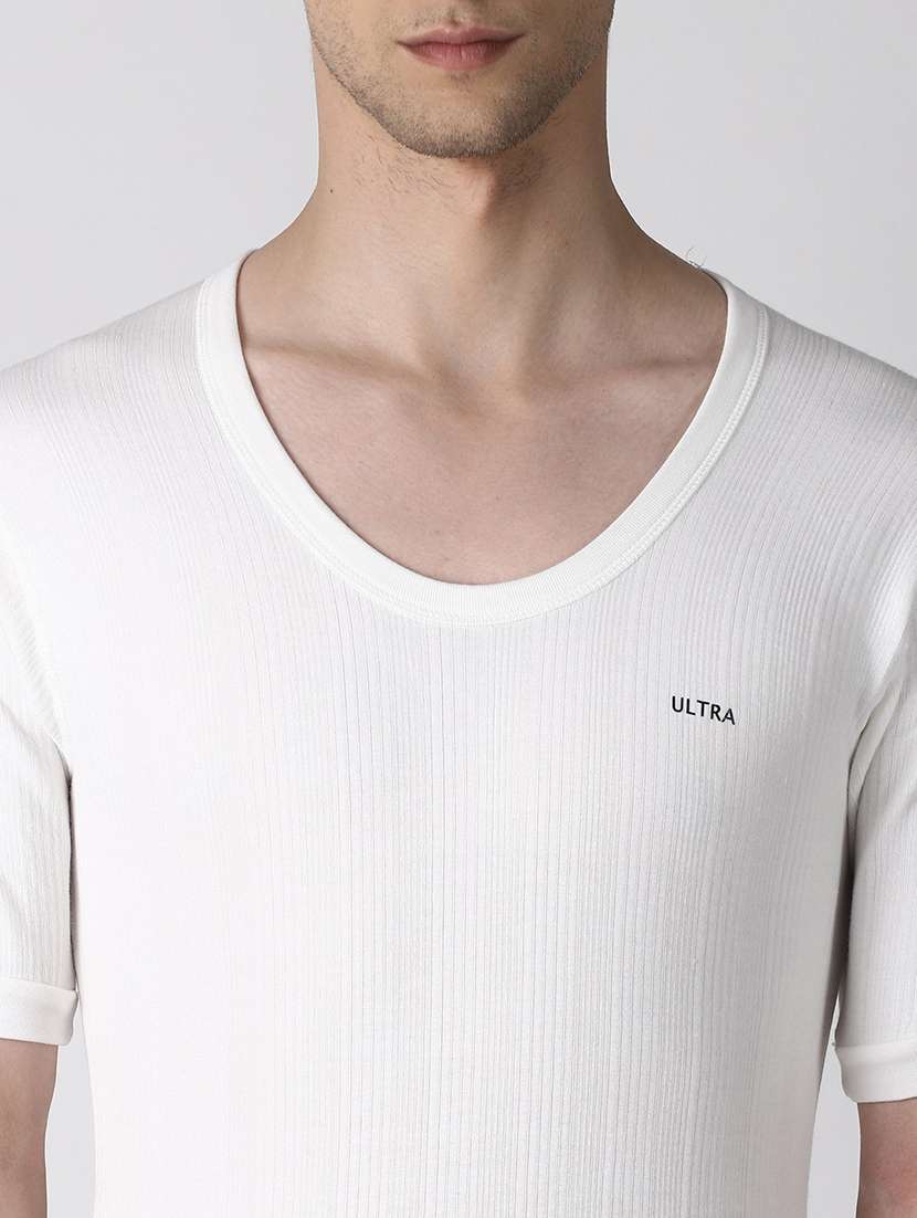 men solid short sleeve thermal set - 21578087 -  Standard Image - 3