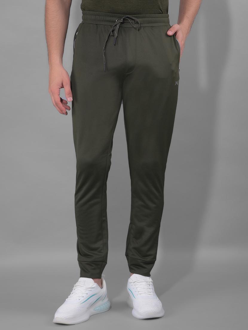 olive polyester joggers - 21578102 - Zoom Image - 0