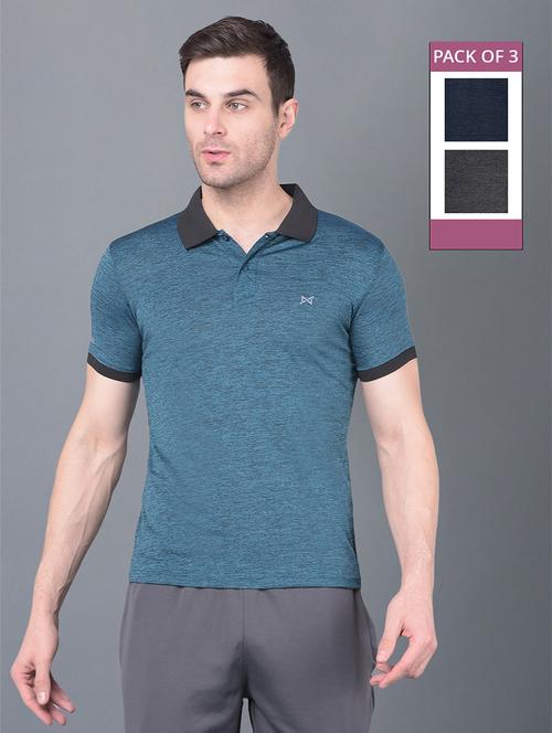 men pack of 3 solid polo t-shirt - 21578125 - Standard Image - 0