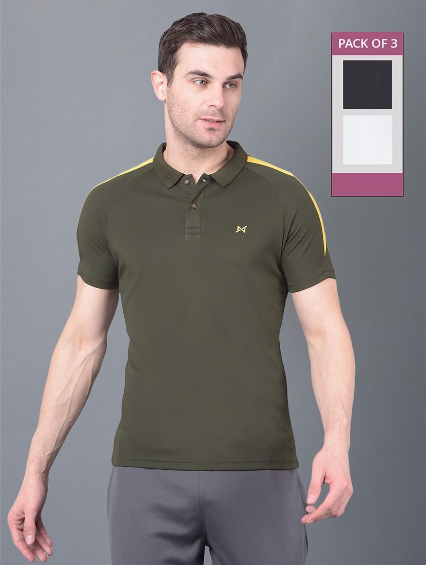 men pack of 2 solid polo t-shirt - 21578142 - Zoom Image - 0