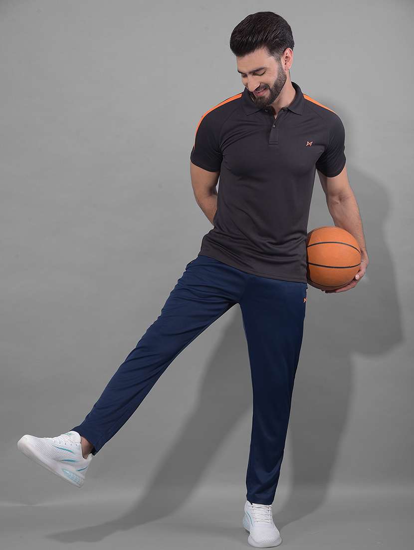 men pack of 2 regular fit solid full length track pants - 21578180 - Standard Image - 3