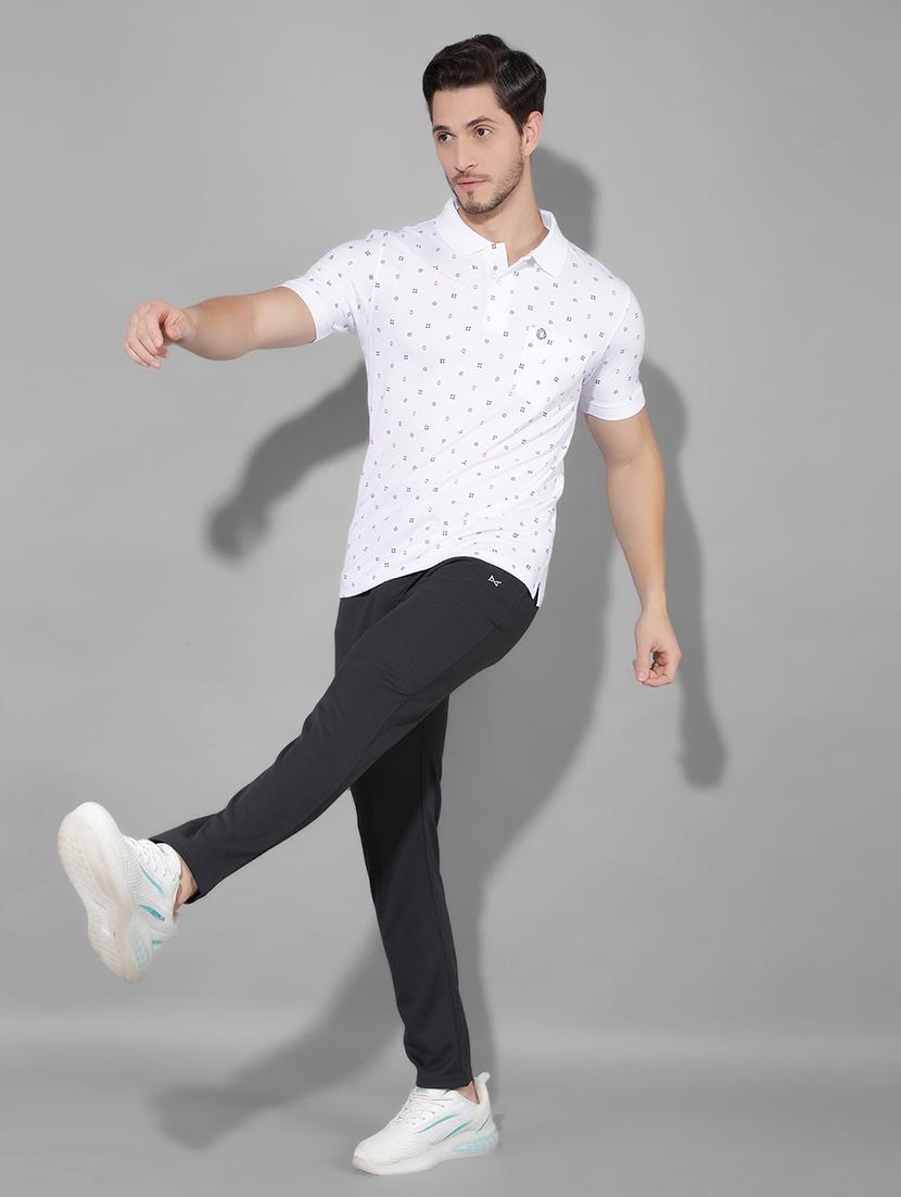men pack of 2 regular fit solid full length track pants - 21578197 - Standard Image - 3