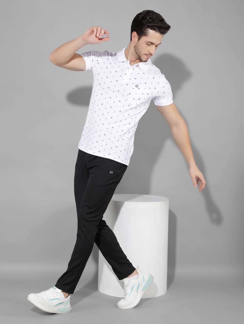 men pack of 2 regular fit solid full length track pants - 21578198 -  Standard Image - 3