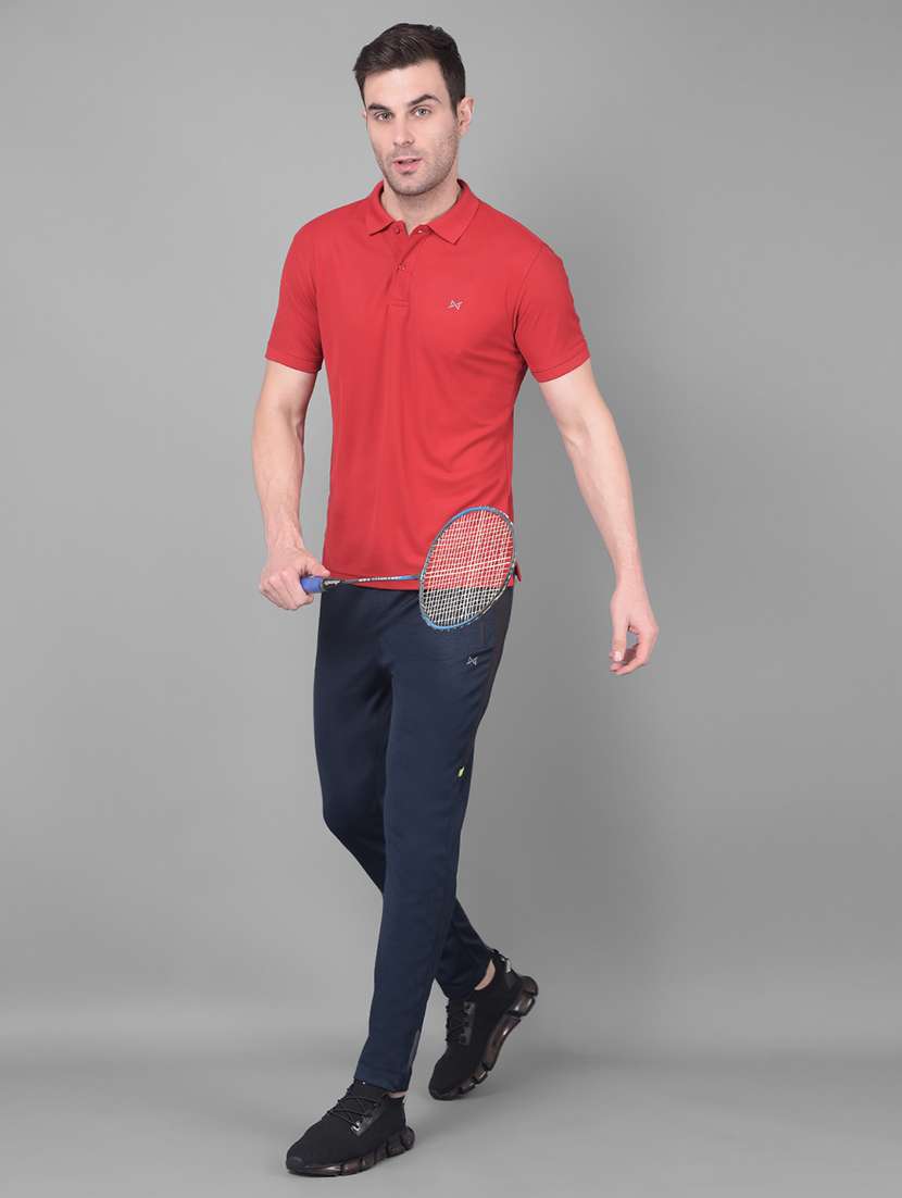 men pack of 2 regular fit solid full length track pants - 21578218 -  Standard Image - 3