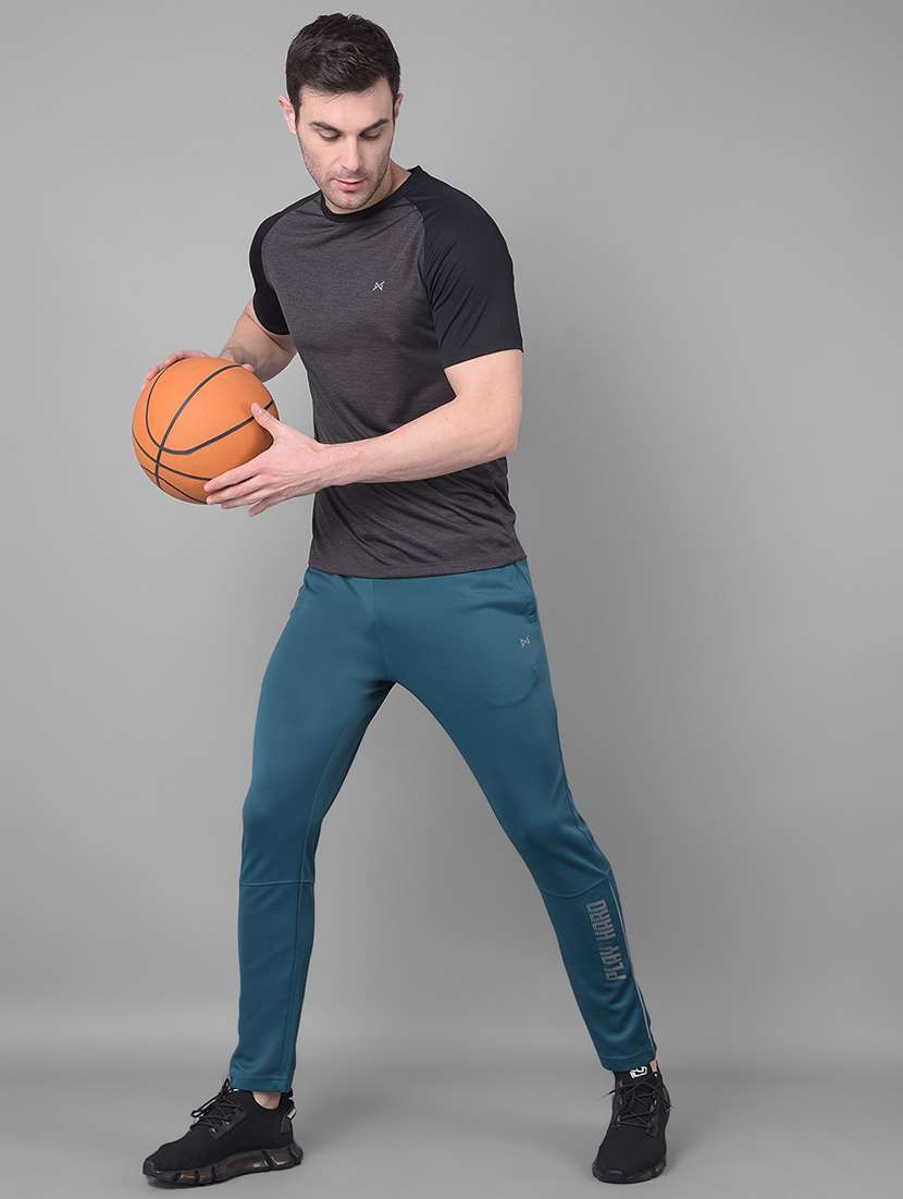 men pack of 2 regular fit solid full length track pants - 21578226 -  Standard Image - 3