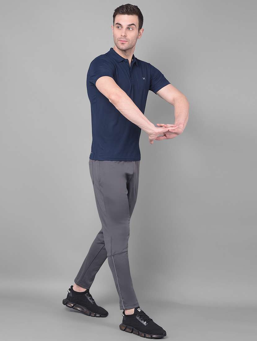 men pack of 2 regular fit solid full length track pants - 21578229 -  Standard Image - 3