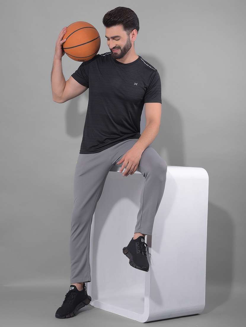 men solid round neck sports t-shirt - 21578264 -  Standard Image - 3