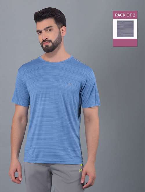 men pack of 2 regular fit sports t-shirt - 21578265 -  Standard Image - 0