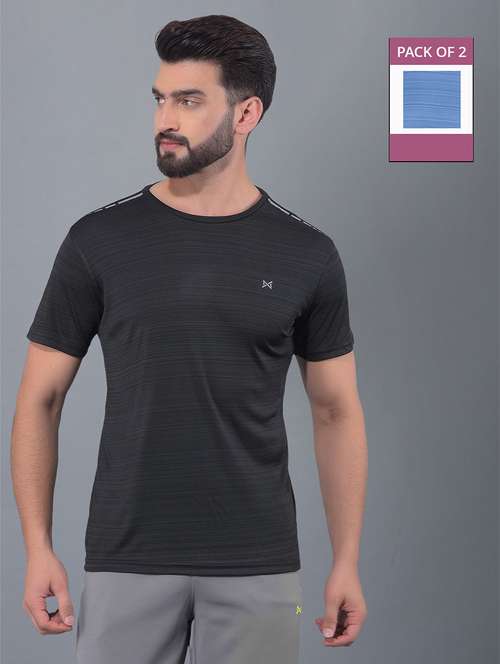 men pack of 2 regular fit sports t-shirt - 21578267 -  Standard Image - 0