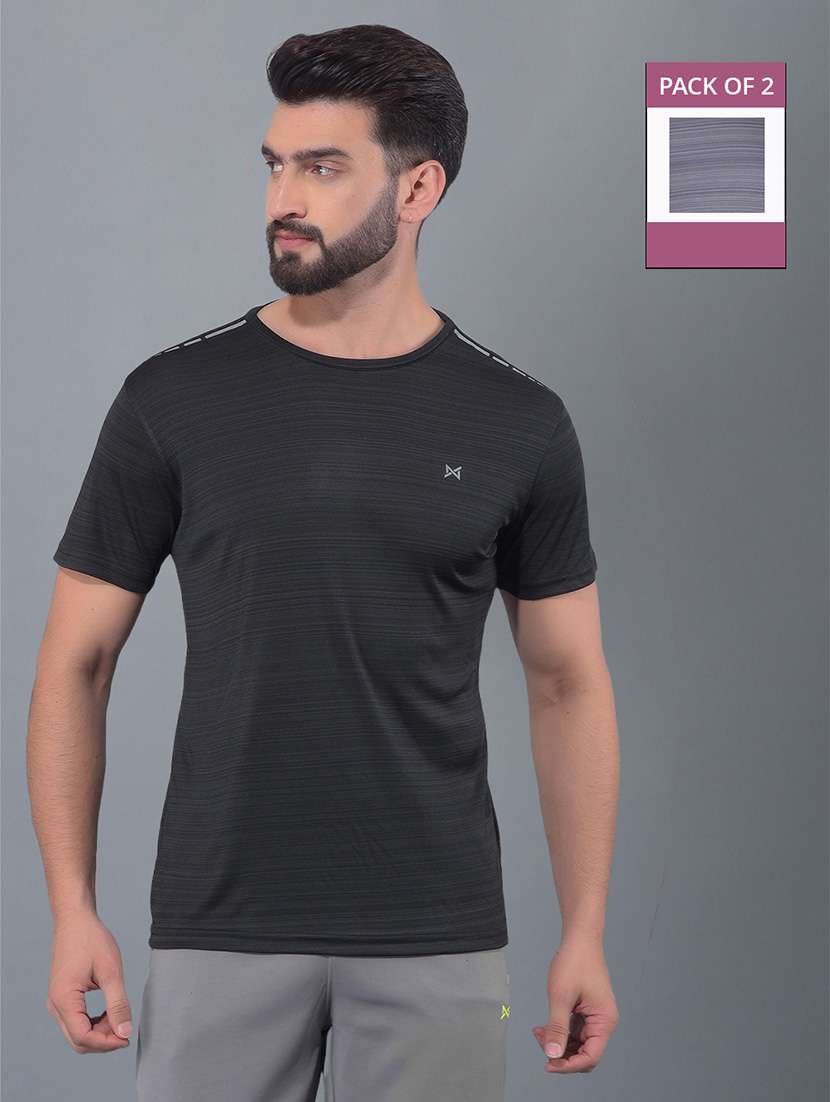 men pack of 2 regular fit sports t-shirt - 21578270 -  Zoom Image - 0