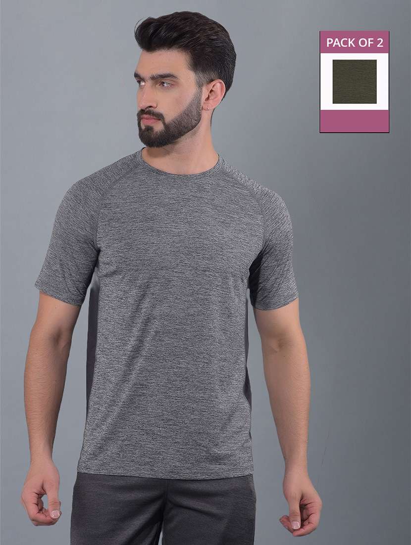 men pack of 2 regular fit sports t-shirt - 21578286 -  Zoom Image - 0