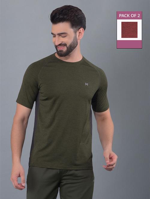 men pack of 2 regular fit sports t-shirt - 21578287 -  Standard Image - 0