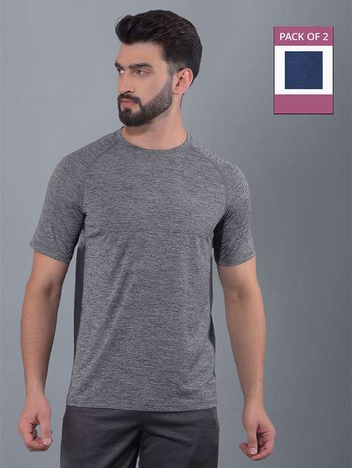 men pack of 2 regular fit sports t-shirt - 21578290 -  Standard Image - 0