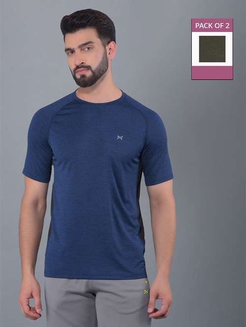 men pack of 2 regular fit sports t-shirt - 21578291 -  Standard Image - 0