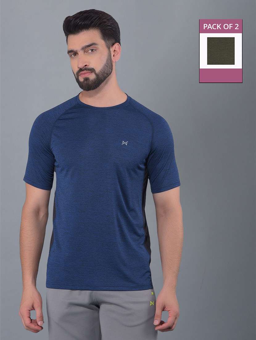 men pack of 2 regular fit sports t-shirt - 21578291 -  Zoom Image - 0