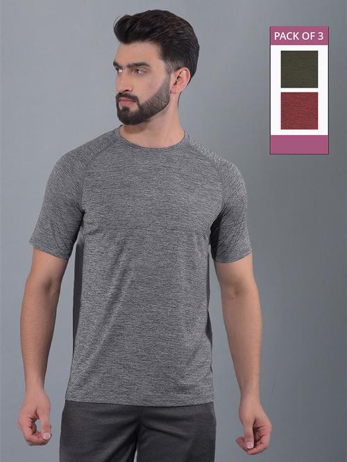 men pack of 3 regular fit sports t-shirt - 21578292 - Standard Image - 0