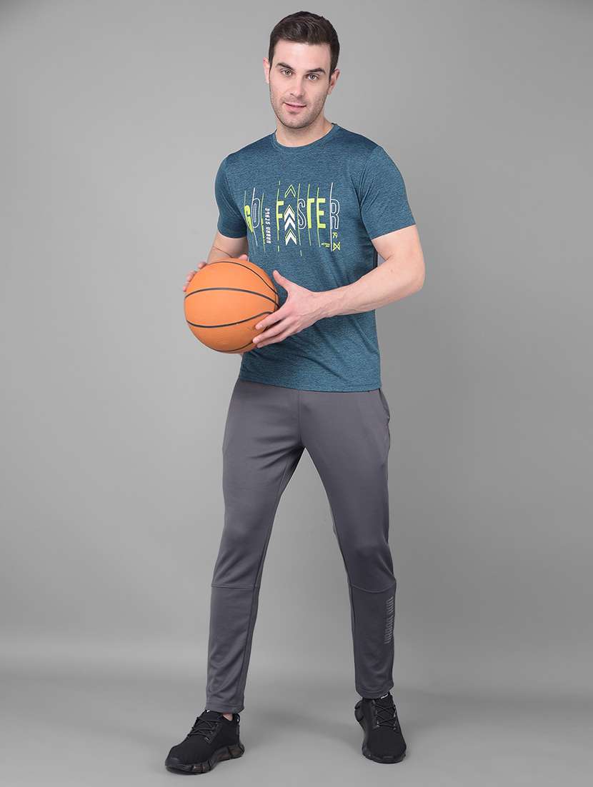 men pack of 2 front printed regular fit short sleeves sports t-shirts - 21578335 -  Standard Image - 3