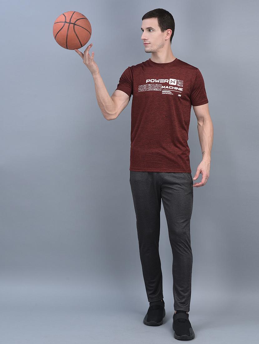 men pack of 5 front printed regular fit short sleeves sports t-shirts - 21578339 - Standard Image - 3