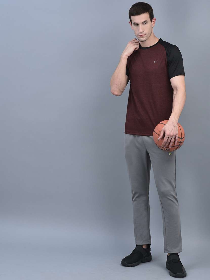 men pack of 2 regular fit color block sports t-shirts - 21578340 -  Standard Image - 3