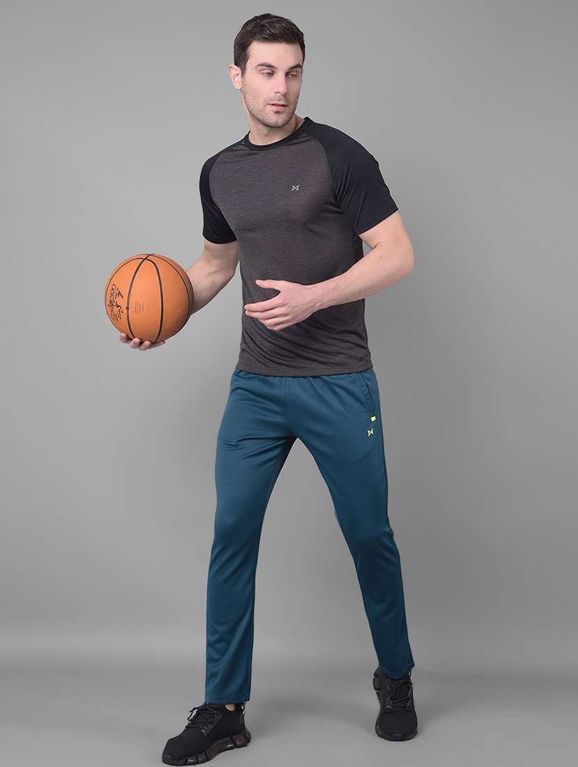 men pack of 3 regular fit color block sports t-shirts - 21578347 -  Standard Image - 3