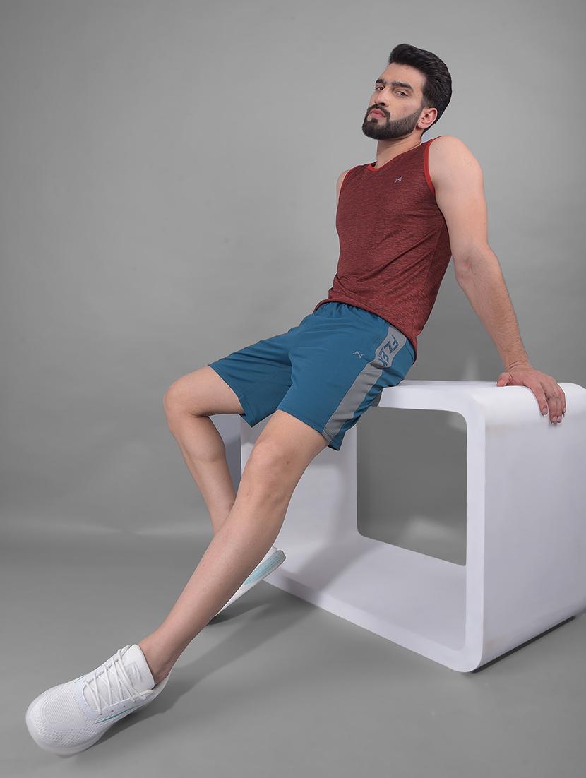 men pack of 2 solid regular fit shorts - 21578365 - Standard Image - 3