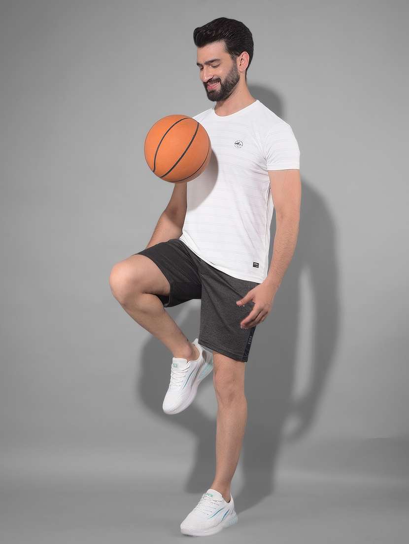 men pack of 2 solid regular fit shorts - 21578376 -  Standard Image - 3