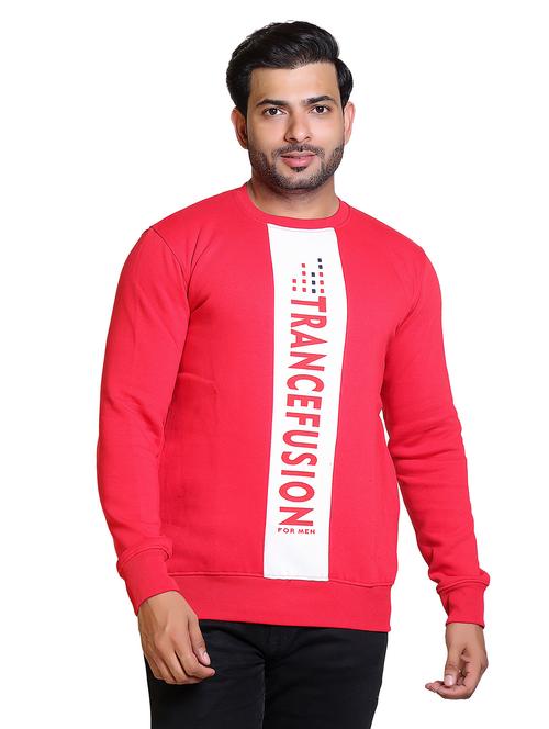 men color block round neck long sleeve sweatshirt - 21578429 -  Standard Image - 0