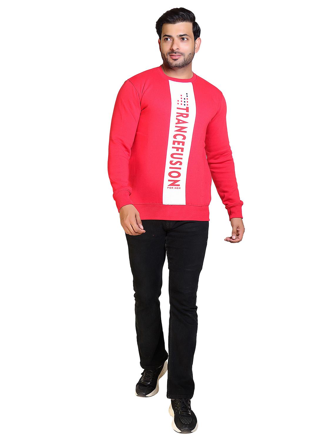men color block round neck long sleeve sweatshirt - 21578429 - Standard Image - 3