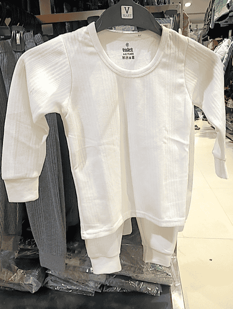off white poly cotton thermal - 21578507 -  Zoom Image - 0