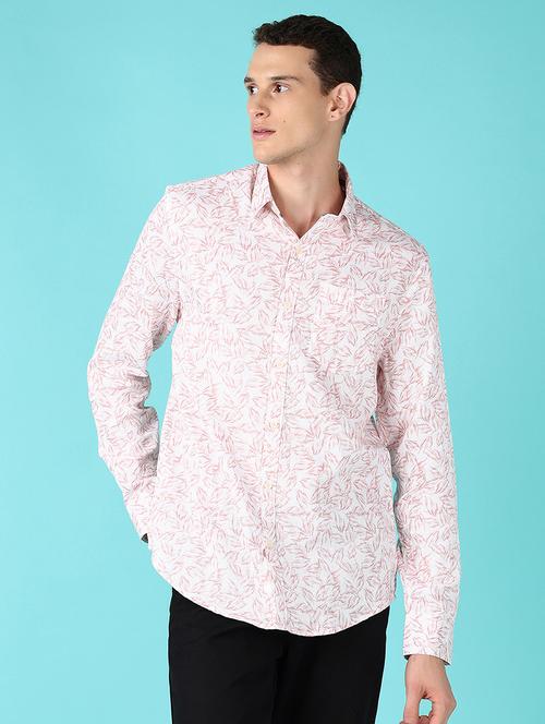 men printed collared long sleeves casual shirt - 21578512 -  Standard Image - 0