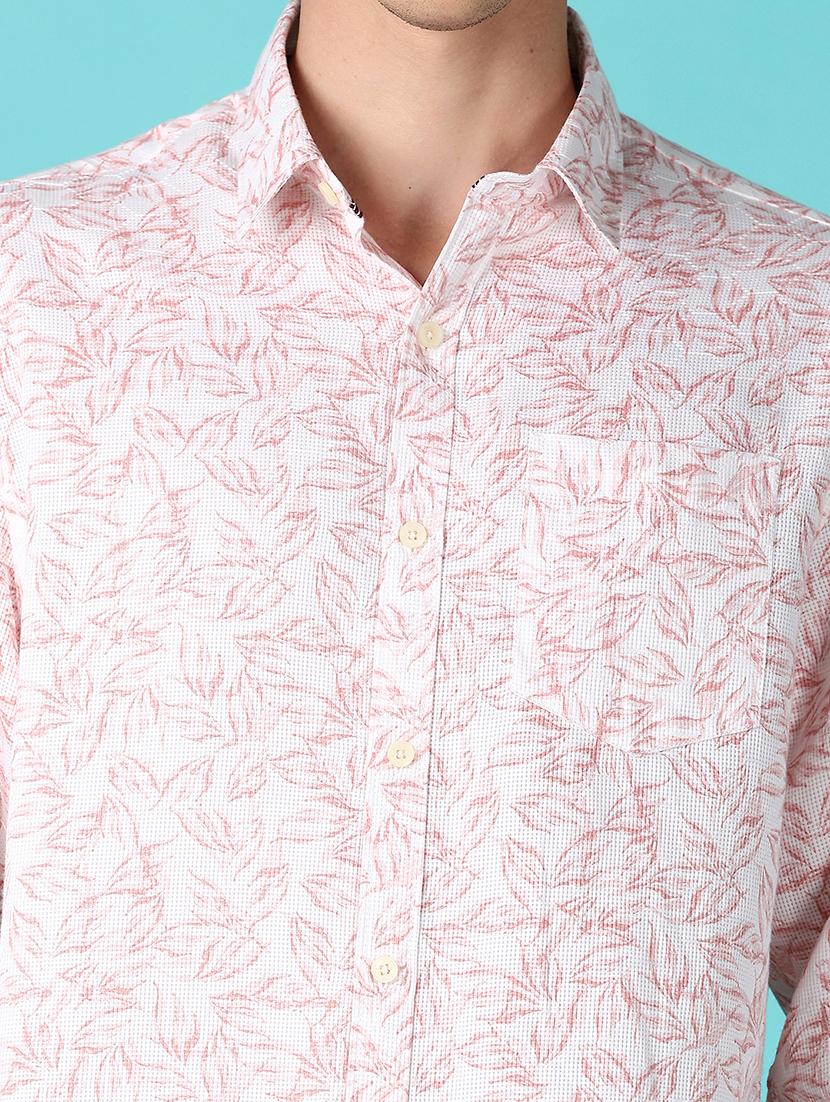 men printed collared long sleeves casual shirt - 21578512 - Standard Image - 5