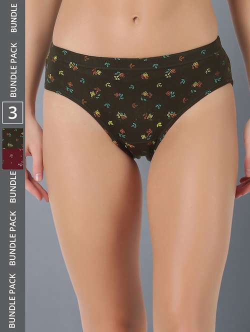 women printed cotton panty combo - 21578795 -  Standard Image - 0