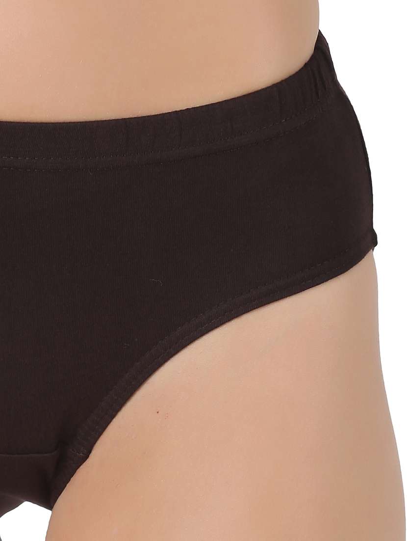 Women Solid Cotton Panty Combo - 21578817 -  Standard Image - 3