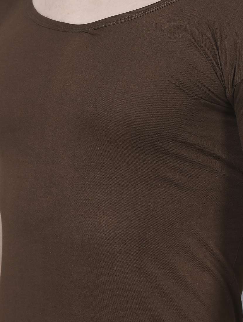 men pack of 4 solid half sleeve vest - 21579058 -  Standard Image - 3