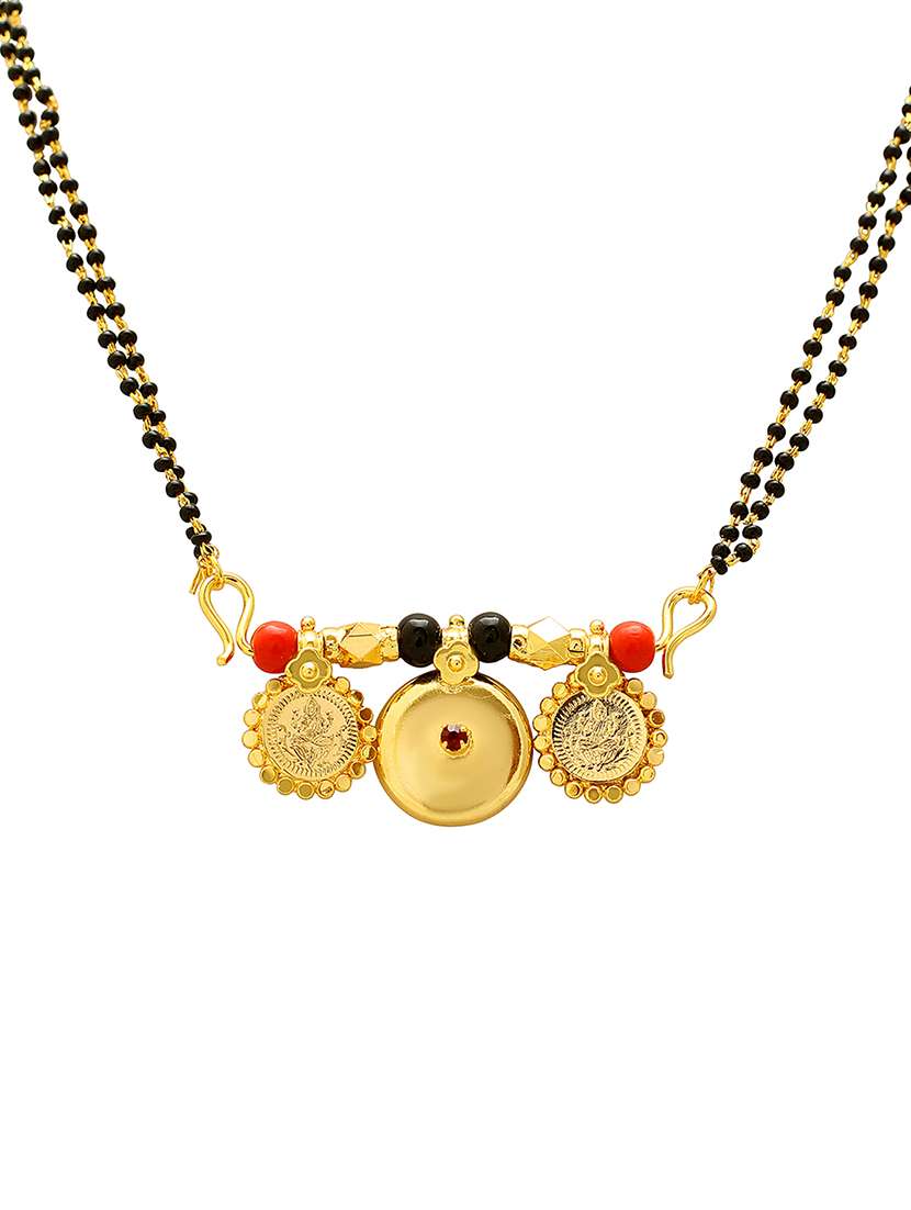 women gold metal mangalsutra