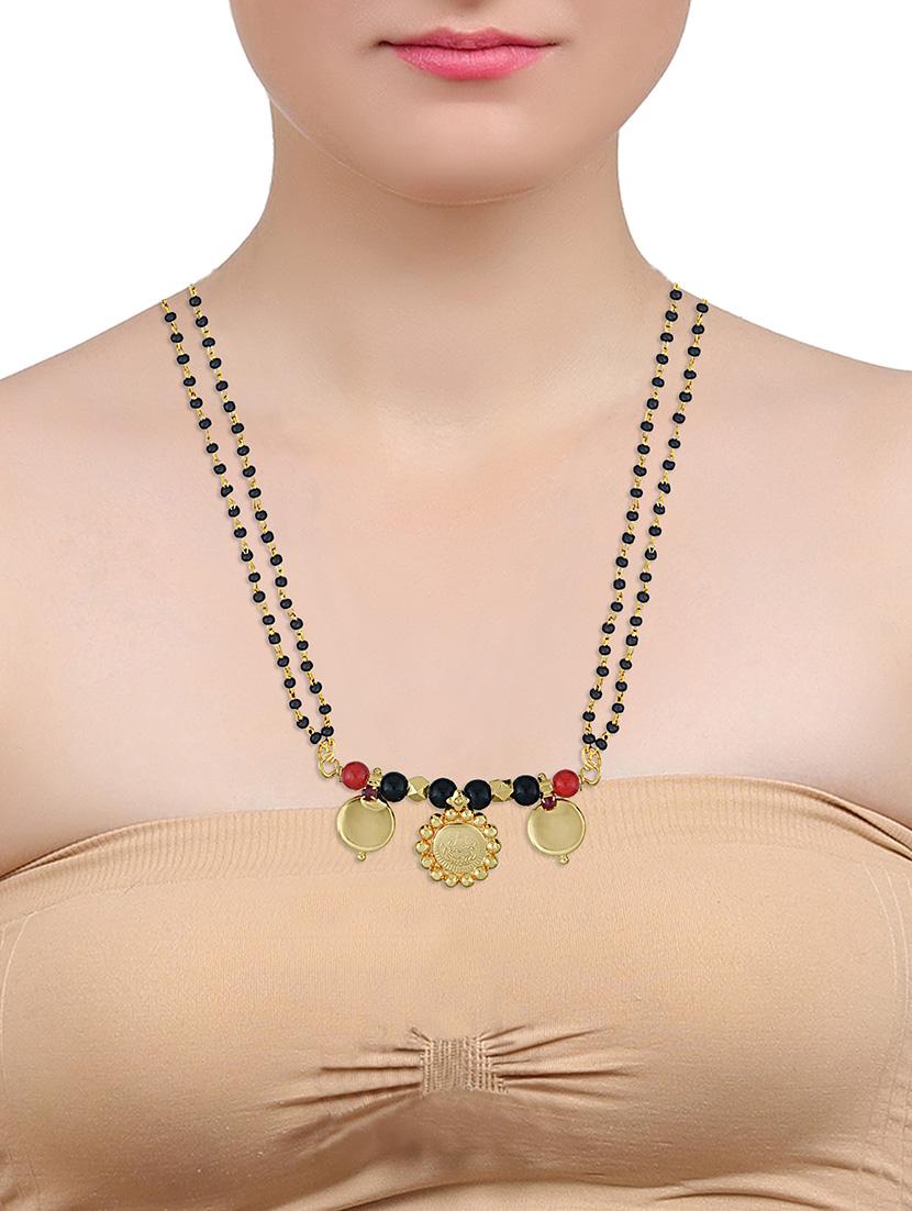 women gold metal mangalsutra - 21579580 - Standard Image - 3