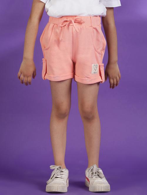 girls solid shorts - 21579915 -  Standard Image - 0