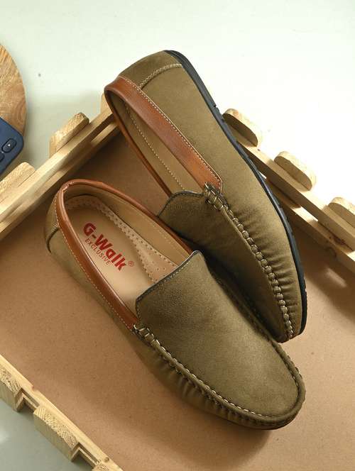 men green slip on loafer