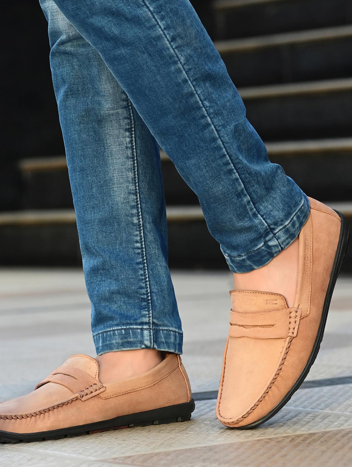 men beige slip on loafer - 21580017 - Standard Image - 5