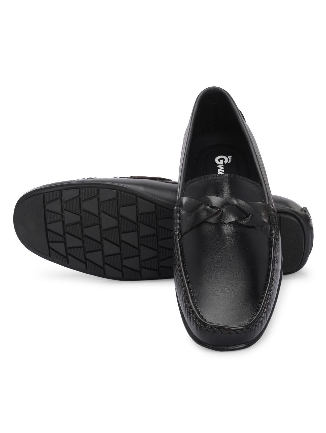 men black slip on loafer - 21580021 - Standard Image - 3