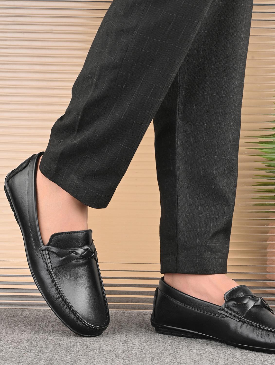 men black slip on loafer - 21580021 - Standard Image - 5