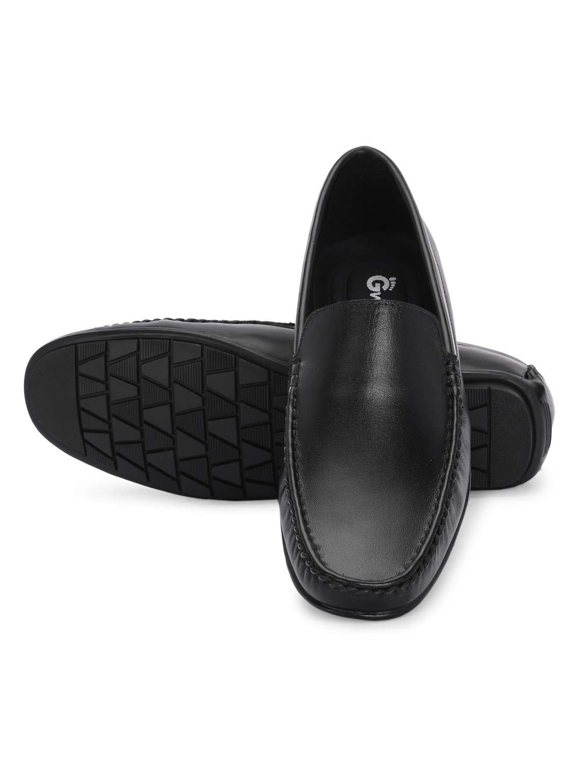 men black slip on loafer - 21580023 -  Standard Image - 3