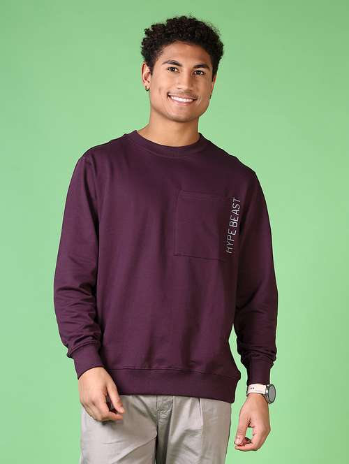 men round neck long sleeve sweatshirt - 21580075 -  Standard Image - 0