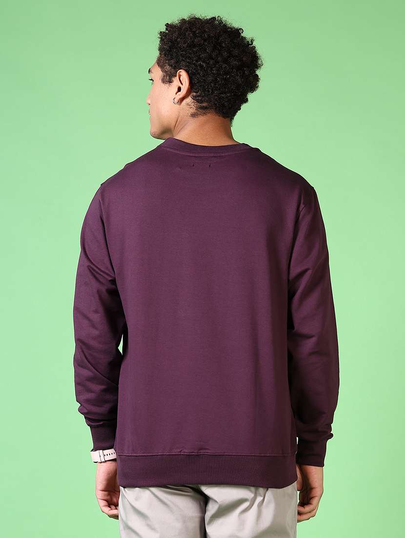 men round neck long sleeve sweatshirt - 21580075 -  Standard Image - 3