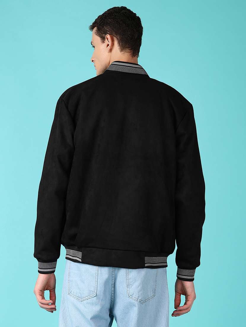 men solid long sleeve casual jacket - 21580083 -  Standard Image - 3