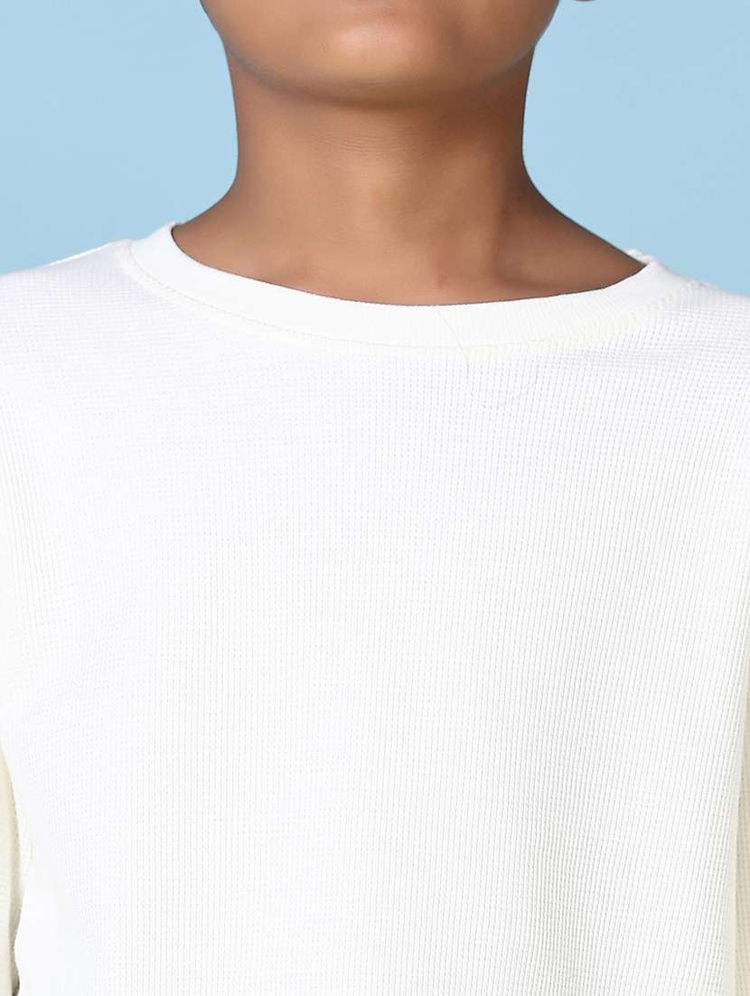 boys long sleeves plain t-shirt - 21580128 -  Standard Image - 5