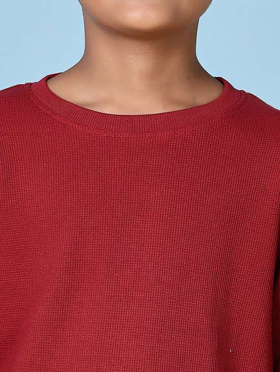 boys long sleeves plain t-shirt - 21580129 -  Standard Image - 5