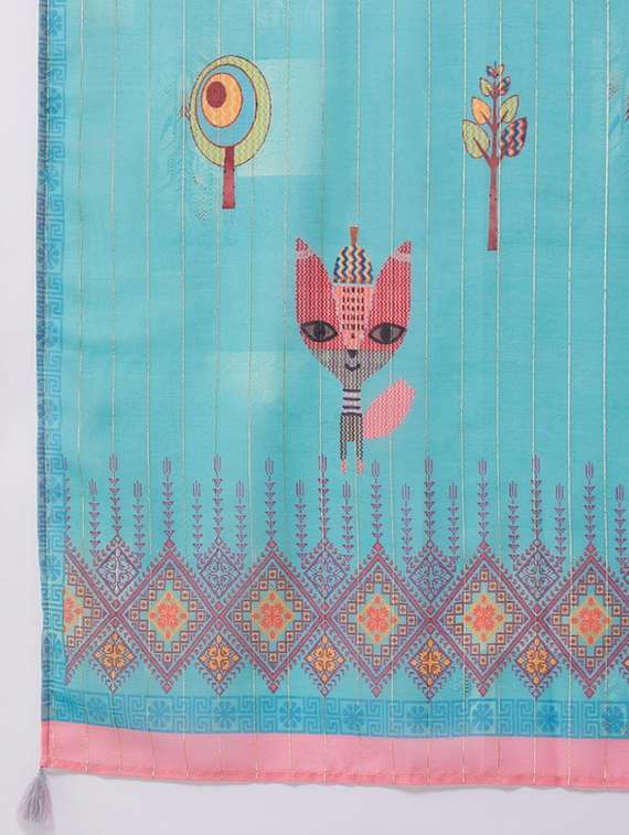 women embroidered kurta palazzo set with dupatta - 21580855 - Standard Image - 5